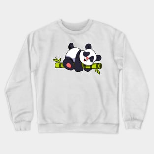 Panda with Bamboo Crewneck Sweatshirt